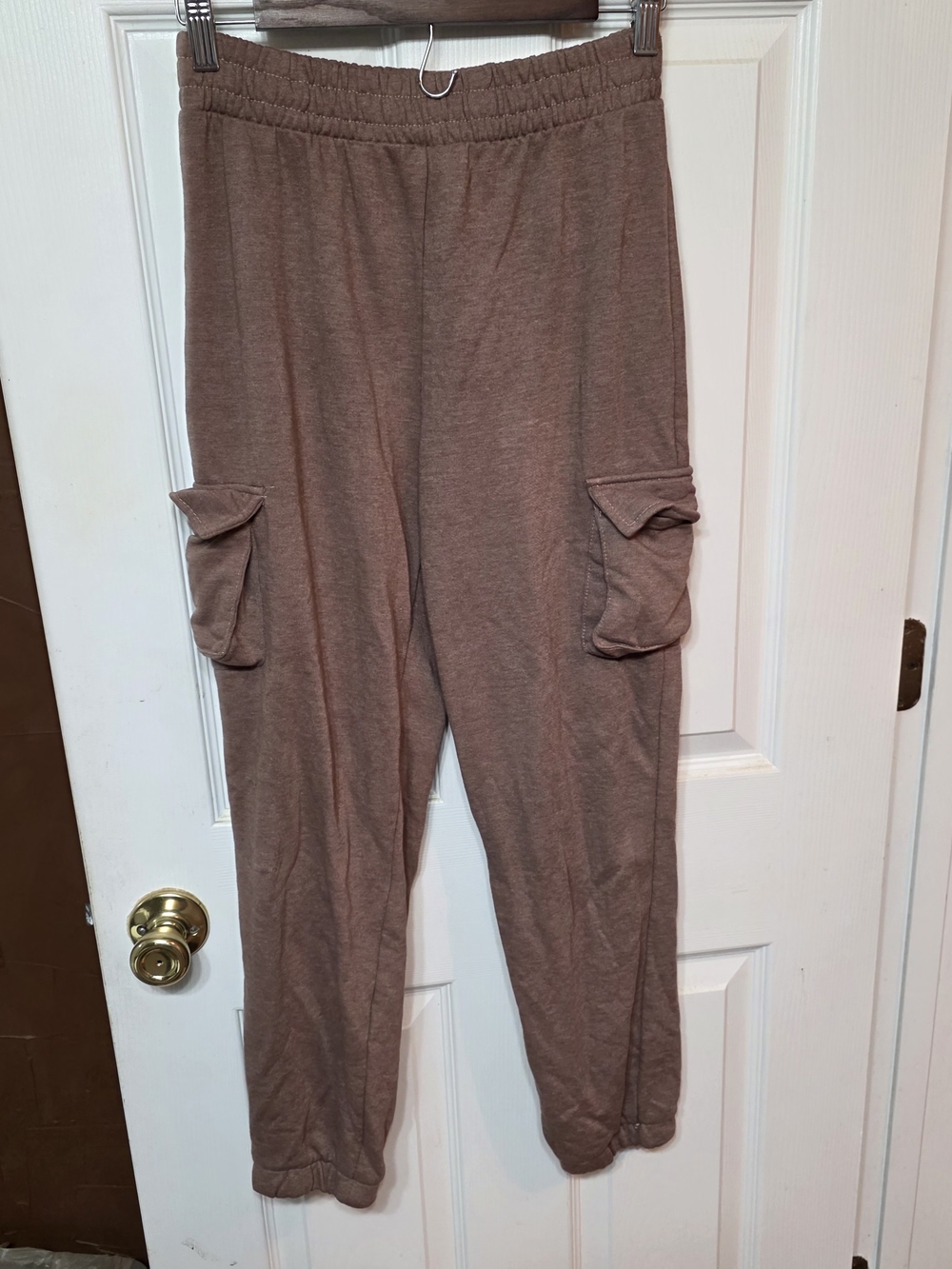 Rue21 Taupe Cargo Joggers with Elastic Waist